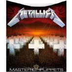   Metallica - Master of Puppets Throw 160cm.  import  ágytakaró