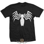   Ultimate Spiderman Men's Venom Logo T-shirt Black.  filmes póló