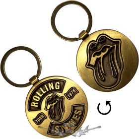   The Rolling Stones - Keychain.  Classic Tongue Tour  78 Double-Sided (Double Sided) . RSKEY11  import fém kulcstartó