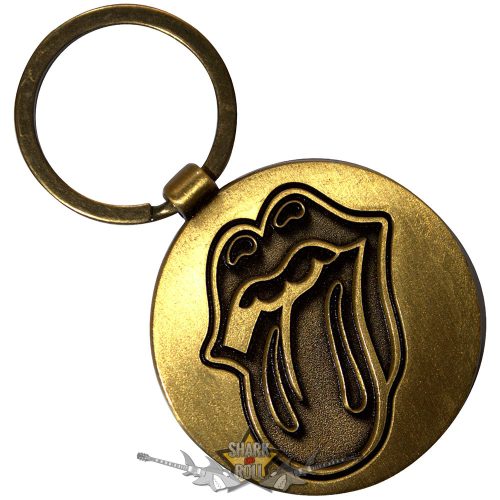 The Rolling Stones - Keychain.  Classic Tongue Tour  78 Double-Sided (Double Sided) . RSKEY11  import fém kulcstartó