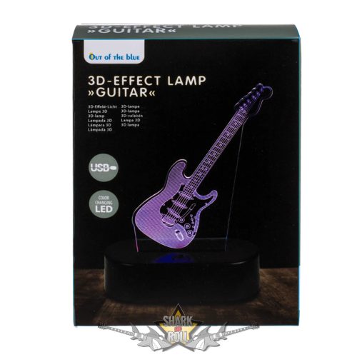 3D fény, gitár, kb. 18 x 12 cm,   