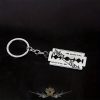 Judas Priest - Standard Keychain.  British Steel Razor Blade.  import fém kulcstartó