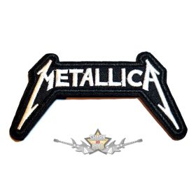 METALLICA - LOGO. . hímzett felvarró METALLICA - LOGO. . hímzett felvarró