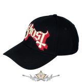 Ghost - Logo Baseball Cap Black.  baseball sapka