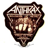   Anthrax - Soldiers of metal. F,IT. 1267.  zenekaros felvarró