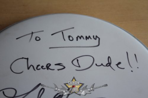 Y&T. Yesterday - Today - Y-T - Signed Drumhead by Leonard Haze - Hivatalos emléktárgy.