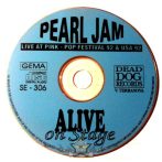   PEARL JAM - LIVE AT PINK - POP FEESTIVAL. 92.USA.  boritó nélküli cd lemez
