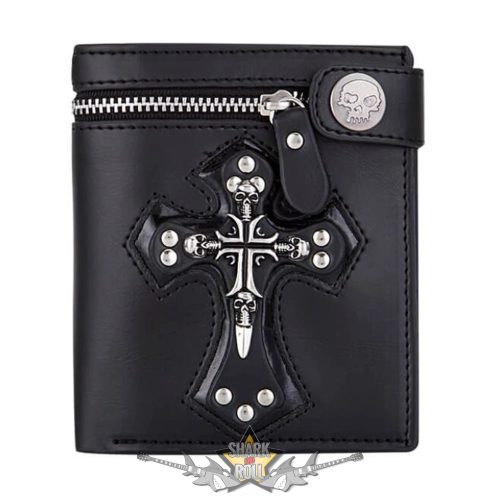 Gothic cross - cipzáras pénztárca