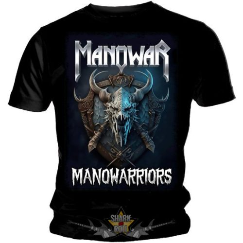 MANOWAR - MANOWARRIORS.  férfi zenekaros  póló. 