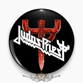 JUDAS PRIEST - Logo 4.  Button Badge. jelvény