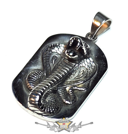 SNAKE - COBRA KAI.   Steel Necklace Pendants Stainless Steel.   nyaklánc, medál