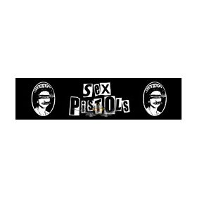   SEX PISTOLS - LOGO.   Super Strip Patch.. 5 x 19. cm. felvarró