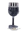 Black and White  - Spirit Board Goblet Glass.  B5141RO..  fantasy dísz, kehely. serleg
