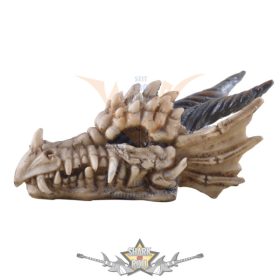   Sárkány - Skeleton dragon skull mini. 816-4289   fantasy dísz