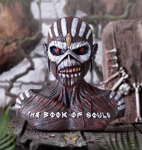Iron Maiden  -The Book of Souls Bust Box 26cm. B5268SO.  koponya figura  RITKA !