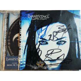   Evanescence - Bring me to life. cd   Ritka ! Dedikált ! zenei  cd.