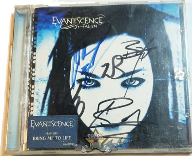 Evanescence - Bring me to life. cd   Ritka ! Dedikált ! zenei  cd.