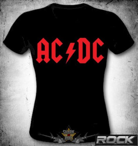 AC/DC - Classic logo. MT.069.  női póló