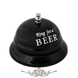 Riadó * Sör idő - Figyelmeztető kis harang az iváshoz. Table beer ring.