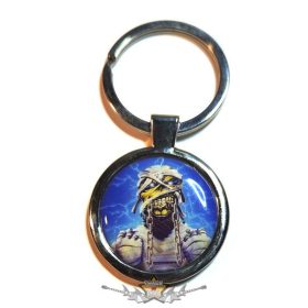 IRON MAIDEN - Powerslave Eddie.   import fém kulcstartó