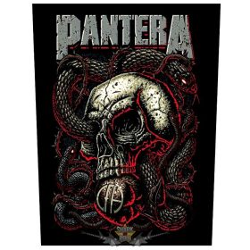 PANTERA - Skulls.  Back Patch, hátfelvarró.   