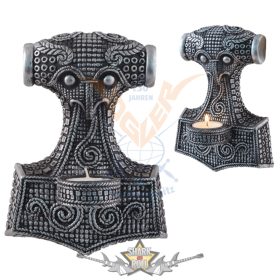   Thor's Hammer - Tealight holder Thor's Hammer for the wall. 816-8696.   mécses, gyertya tartó