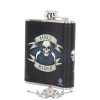 Hell Rider Skull Biker Hip Flask.  7oz. B4095M8. flaska