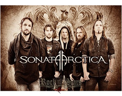 SONATA ARCTICA - Band TEXTILE POSTER. zenekaros zászló
