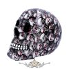 Bloodshot Red-Eye Skull Ornament. 18. CM. D4716P9.  koponya figura