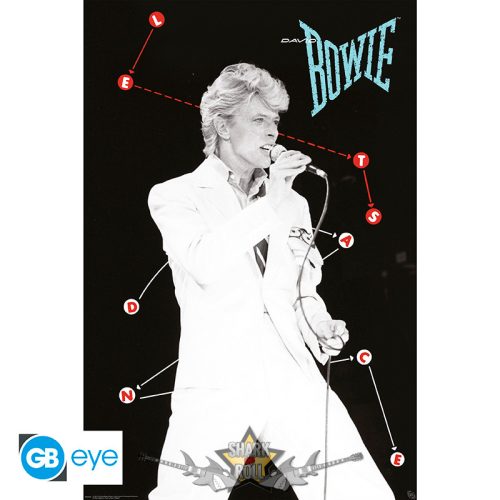 DAVID BOWIE - Poster Maxi 91.5x61 - Let's Dance. MX00038.   plakát, poszter