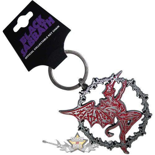 Black Sabbath - Keychain.  Daemon Ring.  import fém kulcstartó