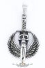 Öngyilkos osztag Darts Wings Dagger medál.   Stainless Steel. JEG.    nyaklánc, medál