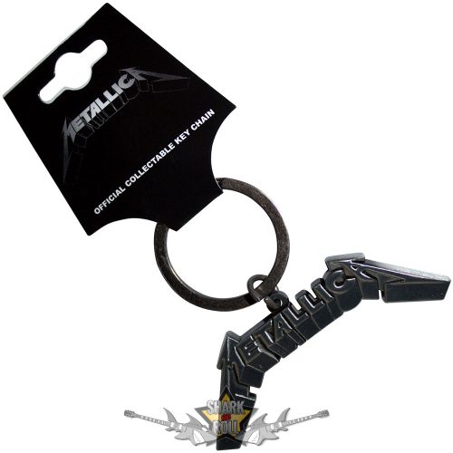 Metallica - Keychain.  3D Logo.  import fém kulcstartó