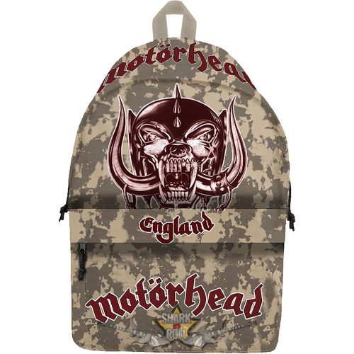 Motorhead - Daypack. England White.  DPMHENGW.   ROCKSAX. válltáska, hátizsák