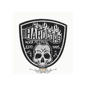 ROCK - 7. HARDCORE.  hímzett felvarró