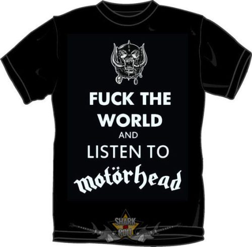 MOTORHEAD - Fuck the World.  S.ZF. 412.  vicces, poen póló