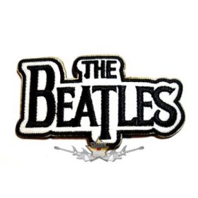 THE BEATLES - LOGO. . hímzett felvarró