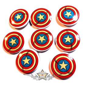 AMERIKA KAPITÁNY.  Import. 1 db. Button Badge. jelvény