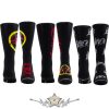 Slayer - Unisex Sock Guitar Tin.  Logos (Black) (UK Size 6.5 - 11)  Fémdobozos Limitált zokni szett