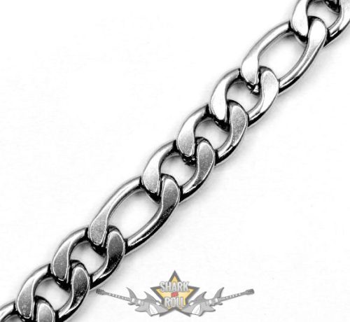 Karlánc rozsdamentes acélból. vegyes lánc szemekkel.  BJU.   karkötő