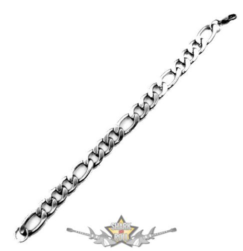 Karlánc rozsdamentes acélból. vegyes lánc szemekkel.  BJU.   karkötő