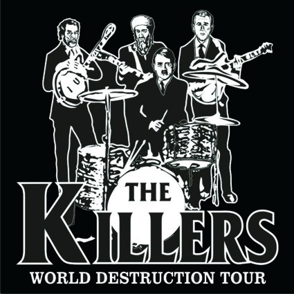 THE KILLERS.   S.P. vicces, poen póló