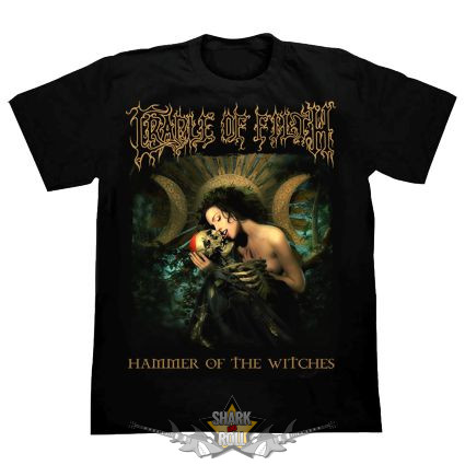 CRADLE OF FILTH - HAMMER OF THE WITCHES. Skull.   SD.    férfi zenekaros  póló. 