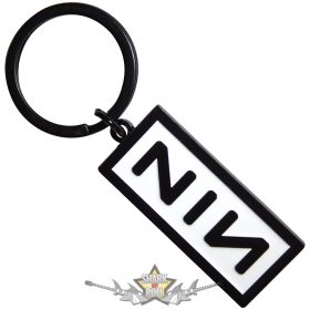   Nine Inch Nails - Keychain.  Logo.  NINKEY01.   import fém kulcstartó