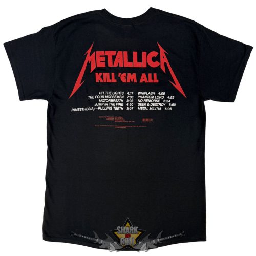 Metallica - Unisex T-Shirt.  Kill 'Em    férfi zenekaros póló