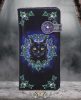 BLACK CAT - Lisa Parker - A Bűbájos Pentagram Macska.  Dombornyomott Erszény. B4355M8.  import pénztárca