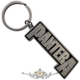 Pantera - Keychain.  Logo.  import fém kulcstartó