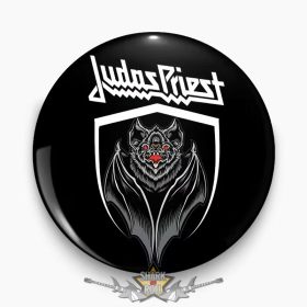 JUDAS PRIEST - Logo 5.  Button Badge. jelvény