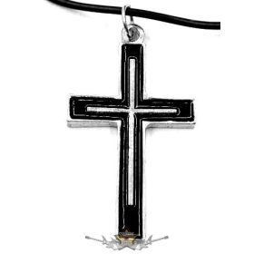 Kereszt - Black cross.  JVP.   nyaklánc, medál Kereszt - Black cross.  JVP.   nyaklánc, medál