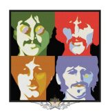   The Beatles -  ‘Sea of Science’ Woven Patch.    import zenekaros felvarró